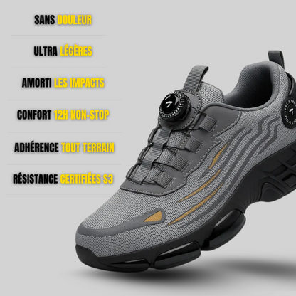 TECKRS™ MAX ONE S3 : Sécurité & Confort 12h Non-Stop