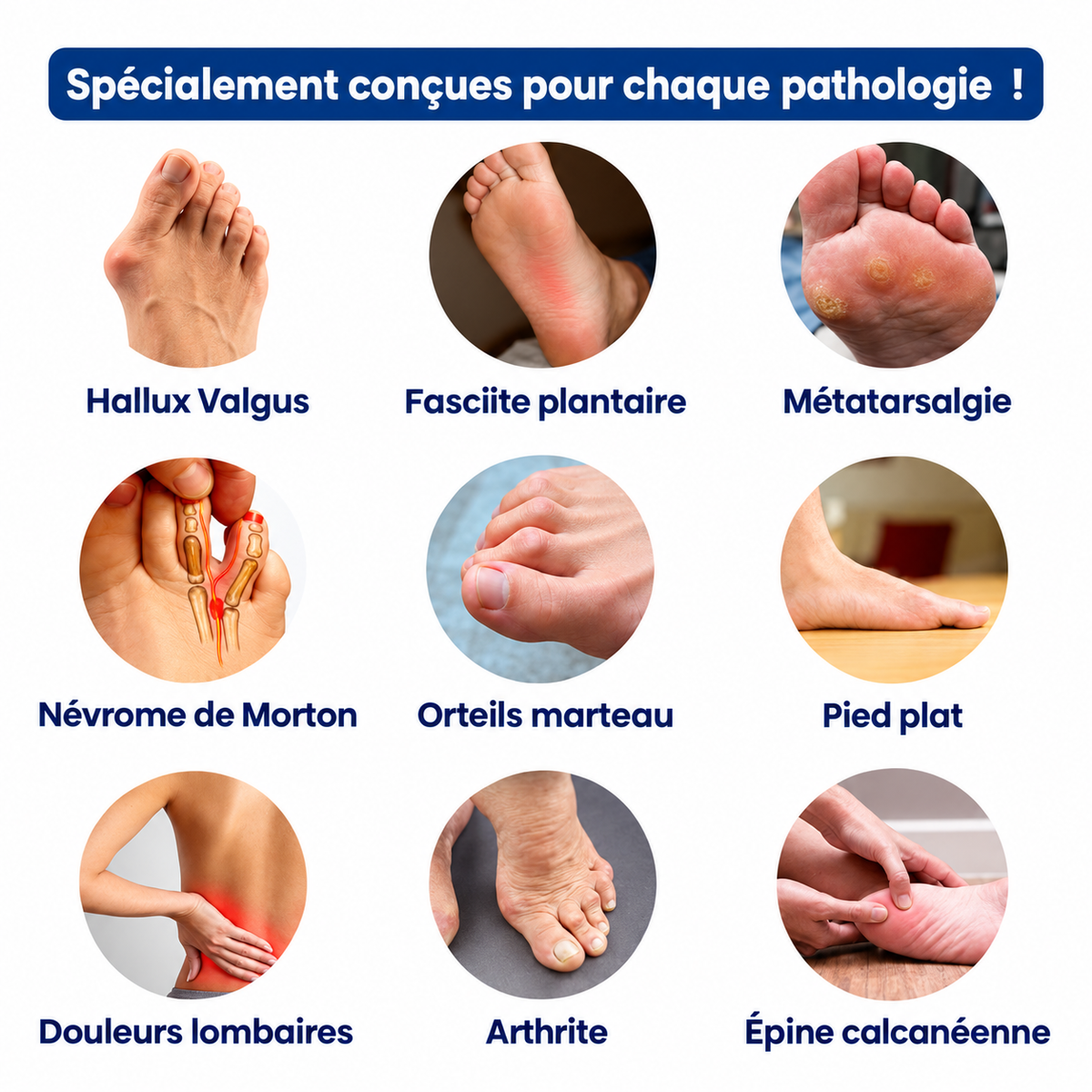 NexStep - Baskets orthopédiques avec Amorti